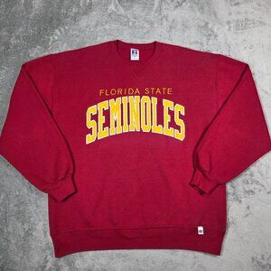 Vintage Florida State Seminoles Sweatshirt Mens XL Russell Athletic Embroidered